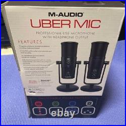 Used M-Audio Uber Mic Professional USB Audio Music #197#199