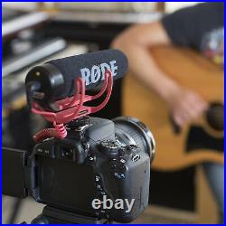 Video Mic Directional Recording DSLR Go Camera Audio Microphone 3.5mm Black/Re