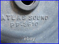Vintage Atlas Sound Chrome Mic Boom Stand Adjustable Microphone Stand