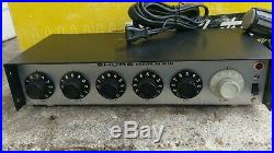 Vintage Audio Shure M68 mixer PE 515 microphone & Electro-Voice 644 dynamic mic