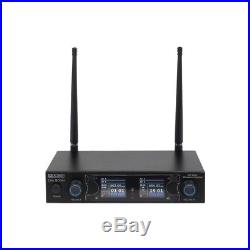 W Audio DM 800H Twin Dual Handheld Wireless UHF Microphone System Inc Warranty