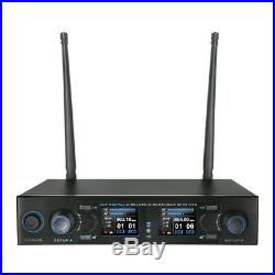 W Audio DM800H Twin Handheld UHF Mic System