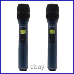 W-Audio DQM 800H Quad Handheld UHF Radio Microphone System (823Mhz-865Mhz)