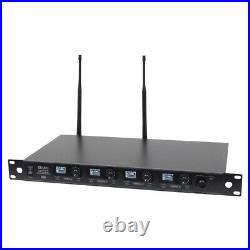 W Audio DQM600H Quad Handheld UHF System (CH38)