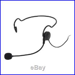 W Audio DTM-600 Dual UHF Beltpack CH38 Lapel Headset Radio Mic Wireless