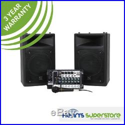 W Audio Presenter Complete Pa System 160w 2 X Speakers Mixer & MIC