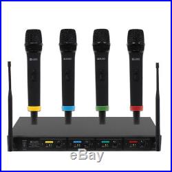 W Audio RM Quartet Handheld Wireless Microphone System