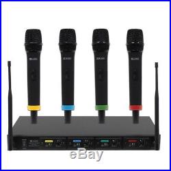 W-Audio RM Quartet Handheld Wireless Radio Microphone Mic System