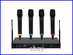 W-Audio RM Quartet Handheld Wireless Radio Microphone Mic System inc Warranty