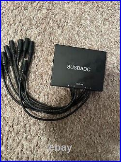 WISTAR Portable Audio Interface with8ch AD Converter of Condenser Mic/Line Input