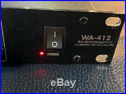 Warm Audio WA-412 Amazing 4 ch Mic Pre Clone Microphone Preamp, Pristine