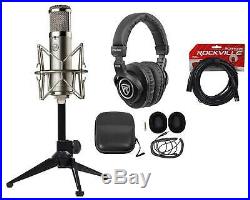 Warm Audio WA-47 JR FET Condenser Microphone Recording Mic+Headphones+Stand