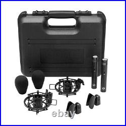 Warm Audio WA-84 Small Diaphragm Condenser Mic Stereo Pair Black 860191002166