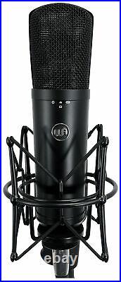 Warm Audio WA-87 R2 Black FET Condenser Microphone Recording Mic+AKG Headphones