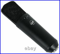 Warm Audio WA-87 R2 Black FET Condenser Microphone Recording Mic+AKG Headphones