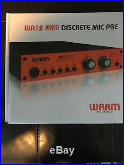 Warm Audio WA12 MKII API 312-Style Discrete Microphone Preamp Mic Pre / DI