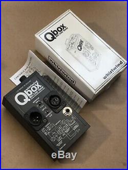 Whirlwind Q-box Audio Mic / Line Tester Rev2 Q Box QBox