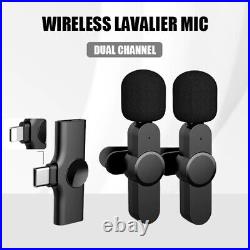 Wireless Lavalier Microphone Portable Audio Video Recording Mini Mic New