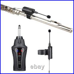 Wireless Mic System for Flute Piccolo Portable Receiver and Clear Sound Quality