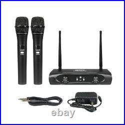 Wireless Microphone 240V Cardioid Polar Audio Receiver Dynamic Handheld Mic Sets