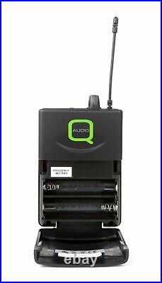 Wireless Microphone Q-Audio QWM 1932 HH + BP UHF Radio Mic System 863.5/865MHz
