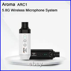 Wireless Microphone System 4 Channels ARC1 5.8GHZ Audio Mic Transmitter Receiver