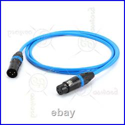 Xlr Microphone Cable Balanced Male Female Lead Plug MIC Patch Ofc Copper Audio