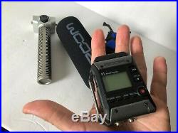 Zoom F1 Field Audio Recorder 2-Ch with SGH-6 Shotgun Mic Shockmount Microphone