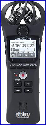 Zoom H1n Handy Recorder with MA2 mic clip and windscreen
